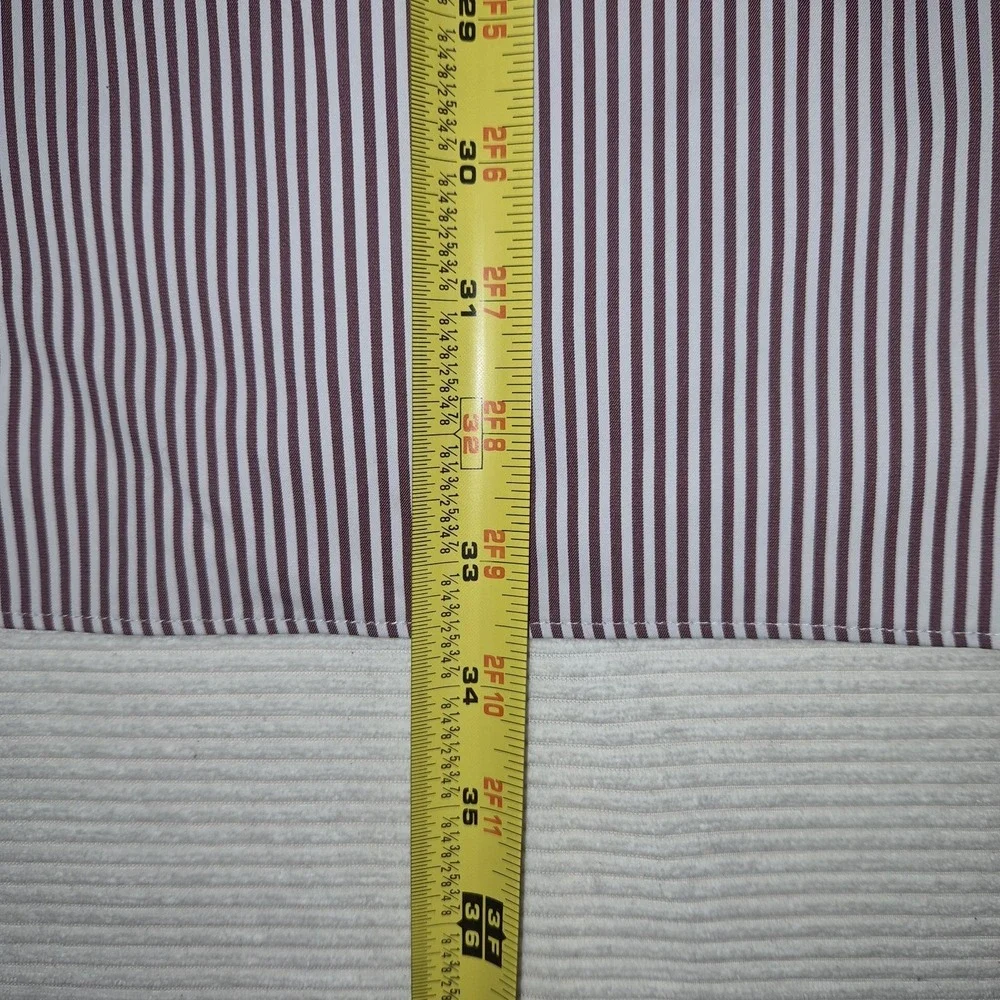 Ralph‎ Lauren Polo Classic Fit Performance Shirt Men's XXL Burgundy Stripe